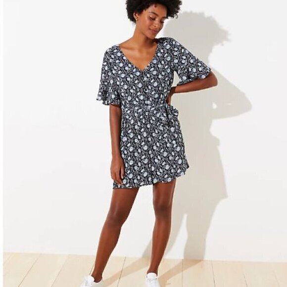 LOFT Pants - Loft ROMPER Daisy Bar Back Flutter